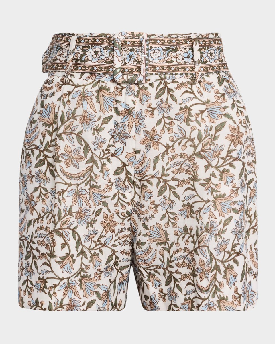 Piper Belted Floral Shorts